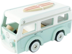 Le Toy Van puidust retro-karavan surfilaudaga