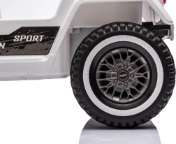 Laste elektriauto Mountain Off-Road valge