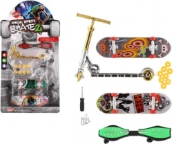 Sõrmelaudade ja tõukeratta komplekt kruvitavate lisadega