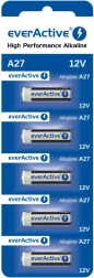 Aluselised patareid 27A 12V, blister 5 tk everActive