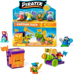 PIRATIX Adventure World Golden Treasure kaptenikomplekt – 4 figuuri ja tarvikud