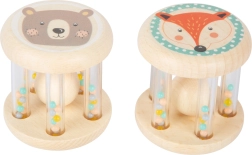 Small foot pastelsed puidust kõristid pallikestega – komplekt 2 tk