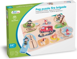 Wooden Insert Puzzle Firefighters - 8 pcs