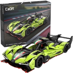 CaDA võidusõiduauto konstruktor PHANTOM WING 1:10, 1817 detaili, roheline