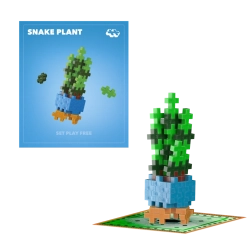 Plus-Plus lill Snake Plant