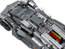 Building Kit Sports Car Grey 1:14, 1512 pieces