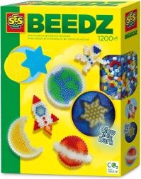 Triikimispärlite loovkomplekt – helendav kosmos pimedas