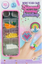 Jewelry Making Kit with Diamond Painting for Kids