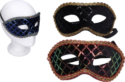 Carnival set eye mask color mix