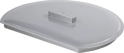 Silver lid for 11 L wall-mounted bin