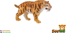 Sädehambuline tiiger smilodon plastfiguur 13 cm