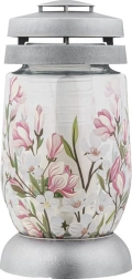 Magnoolia motiiviga kalmistulatern 22 cm, põlemisaeg 36 h