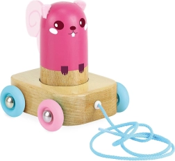 Pull-along toy and rattle squirrel VILAC