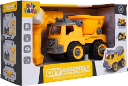 Lahutatav ehituslik kallur koos trelli ja kruvikeerajaga