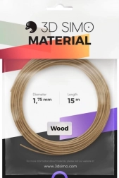 Filament wood pro 3D‑printimise ja 3D‑pliiatsite jaoks, pruun 1,75 mm, 15 m