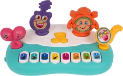 Interactive baby piano with instrument sounds