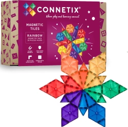 Connetix Rainbow Geometry Pack magnetic building set 30 pieces
