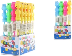 Bubble Blower Frog – plastic tube with dinosaur motif, 26 cm