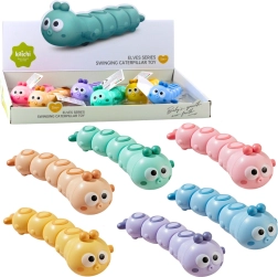 Vedrunööriga sõitev röövik – värviline laste mänguasi