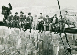 SCHMIDT Puzzle Lunch Time, parody of a famous photograph, 1000 pieces