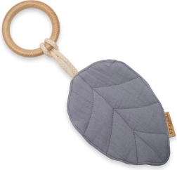 Laste närimisrõngas musliiniga New Baby Leaf hall