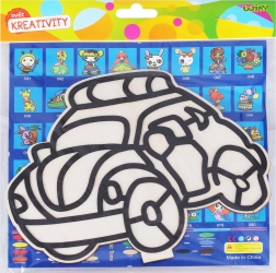 Laste loovkomplekt – puidust pilt kuulitäidisega modelleerimismassiga