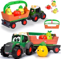 Interaktiivne Fendti traktor eemaldatava haagise ja puuviljadega