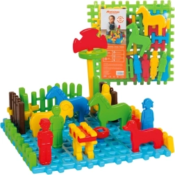 Marioinex Mini Farm – building set from soft waffles for children