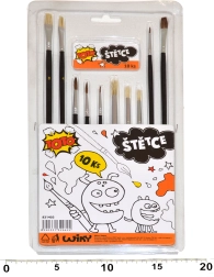 Maalimispintslite komplekt - 10 tk