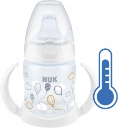 NUK õppepudel temperatuuri kontrolliga 150 ml valge
