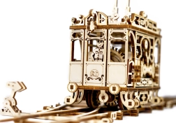 Puidust 3D pusle tramm rööbastega WOODEN CITY (273 detaili)