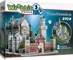 WREBBIT 3D pusle Neuschwansteini loss – 890 tükki
