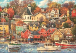 Puzzle 1500 tükki High Quality, Heade aegade sadam