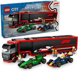LEGO® City 60445 F1®-i veoauto koos F1® RB20 ja AMR24 autodega