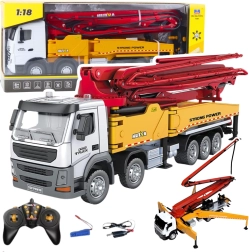 Kaugjuhitav betoonipump-mikser HUINA 1:18 metallist