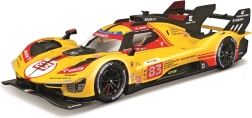 Bburago 1:18 Ferrari 499P LMH nr 83 24h Le Mans 2024 kaitsväs hard case’is