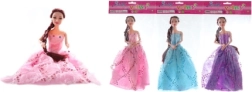Jointed doll in dress 30 cm