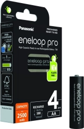 ENELOOP Pro AA 2500 mAh akud, 4 tk komplekt