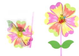 Lillekujuline tuuleveski plastpulgal