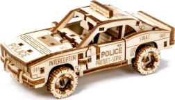 Puidust 3D pusle politseiauto WOODEN CITY