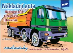 Laste värviraamatud Veoautod
