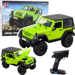 RC off-road car JEEP Wrangler rock crawler 1:14 – green