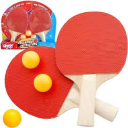 Woopie lauatenise reketite komplekt + 3 palli