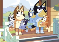 Educa puidust pusle Bluey 100 tükki