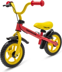 Baby Mix Traveller balance bike with brake, red