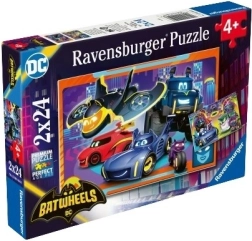 Puzzle 2x24 Pieces Batwheels