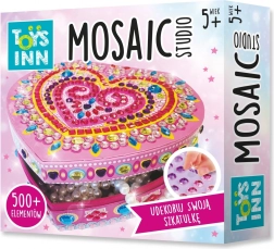 Loominguline mosaiikkomplekt: südamekujuline ehtekarp