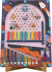 Magnetiline pinball Kosmos 2 ühes – puidust mäng 2Kids Toys