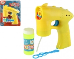 Kollane mullipüstol täitevedelikuga, plast 13 cm