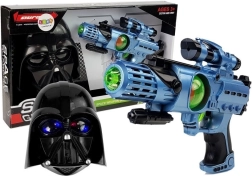 Kosmosevõitleja komplekt: laserpüstol ja mask